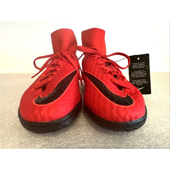 Nike Skin Hypervenom X Youth Turf Soccer Shoes Size 5Y Red / Black Excellent - Picture 7 of 15